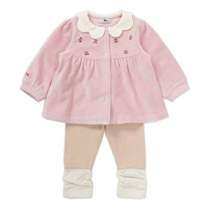 [블루독베이비] 25FW (PK) 체리 골벨로아 상하세트 (45A1361006)