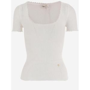 CHLOE Chloe T shirts and Polos White CH25WJH02185101