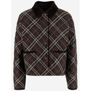 BURBERRY Burberry Coats Red 8115975TRUFFLE IP CHECK