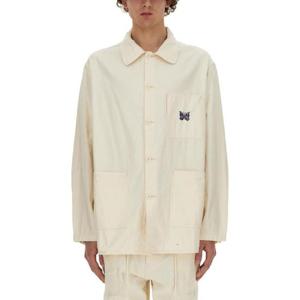 NEEDLES 코튼 셔츠 OT179A-WHITE