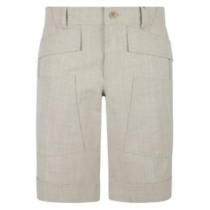 BURBERRY GRAIN DE POUDRE WOOL BERMUDA SHORTS 8051916B1900