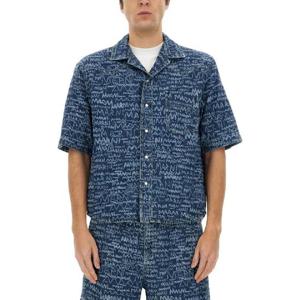 MARNI DENIM BOWLING SHIRT CUJU0024A0USCX38LOB95