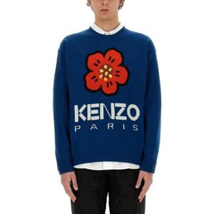 KENZO 자수 보케 플라워가 있는 저지 FD65PU4273LD73