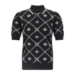 돌체앤가바나 폴로 티셔츠 GXZ02TJGMA7HH8TA White Black