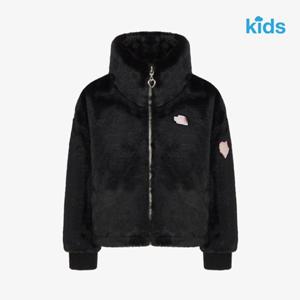 [노스페이스키즈] (NJ4FR52S_블랙) 걸즈 퍼피 플리스 자켓   NKUS