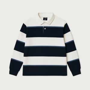 행텐틴즈 더블페이스 스트라이프 카라 티셔츠_097(14530-031-614-31)