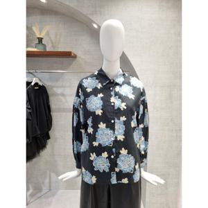 페이지플린  (F5CBL505) 카라넥 블루밍 긴팔 셔츠