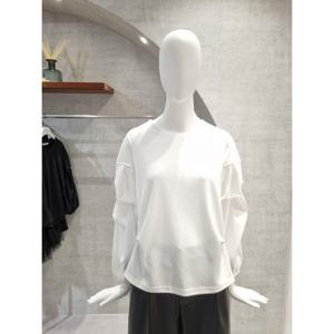 페이지플린  (F5CTS008) 라운드넥 소매 배색 턱 긴팔 티셔츠