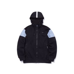인터크루 남성 루즈핏V배색 후드집업 ITV4DH05ABK (블랙)