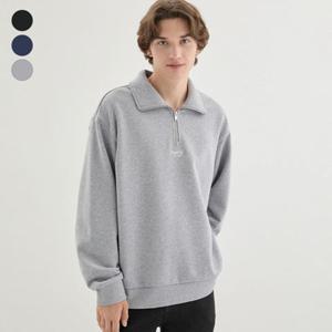 [GUESS]게스진 공용 세미오버핏 반집업 맨투맨(MP3K9445)