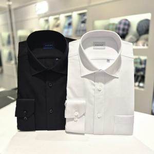 [예작셔츠] 남성 긴소매 일반핏 스판 솔리드 셔츠 YJEFBR102