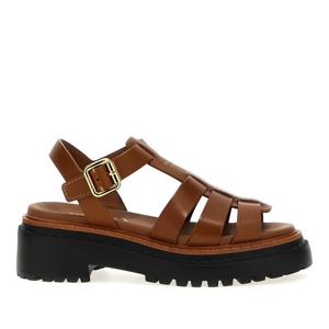 프라다 엠보스드 로고 모노리스 샌들 1X923NF0557V6 F0R1R