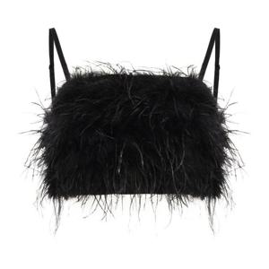 핀코 백 지퍼 크롭 스파게티 탑 105576A2SO Z99