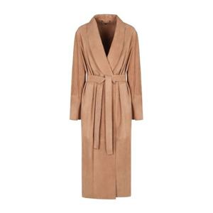 펜디 스웨이드 숄 칼라 코트 FPS901AUON F1SA0