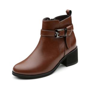 [금강제화]FAIR LADY 여성 버클 앵클부츠 RICBOC5860WFAIK3