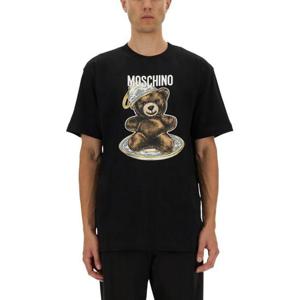 모스키노 반팔 티셔츠 07165241 1555 BLACK