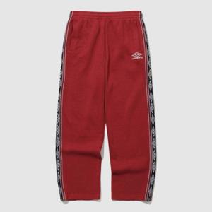 엄브로바지 NQC UP421CFPO6-DRE HBL OG 테이프라인 셋업 팬츠 / RED