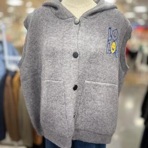 클리지 HC40 루즈핏후드니트조끼 Cp8wkv05