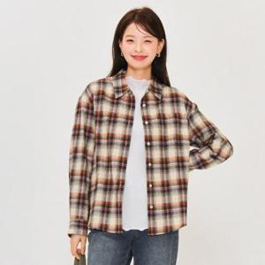 체이스컬트 동백01 여성 플란넬 체크 셔츠 EFRG5471C0