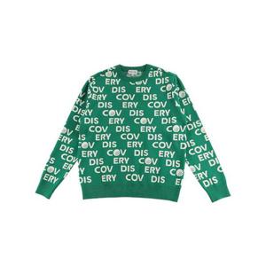 디스커버리 남성 올오버 로고 스웨터 티셔츠 DMKTG1036-GNP