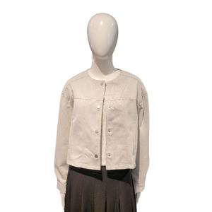 [페이지플린]노카라 똑딱단추 크롭 자켓F5CJK002A