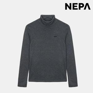 네파[택가 59,000원]남성 기모 하이넥 티셔츠 7K75349