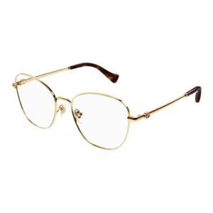 구찌 안경 GG1418O 001 GOLD GOLD TRANSPARENT