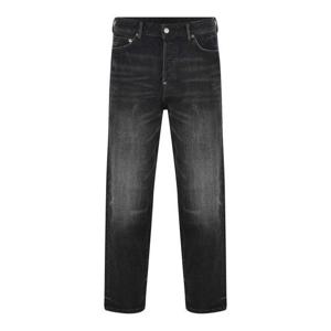 에비수 스트레이트 팬츠 JE8008BLACK Black