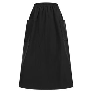 샵앤) FW 여성 허리밴딩 빅포켓 A라인 패딩 롱 스커트 NTT-WSK-20174-블랙