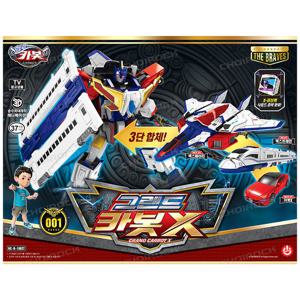 헬로카봇 용사 그랜드 카봇 X 3단 합체 변신 로봇