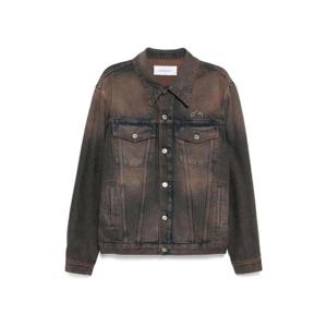 25 FW 오프화이트 오버다이 데님 스케이트 재킷 OMYE09BS25DEN0016060 TP443339546