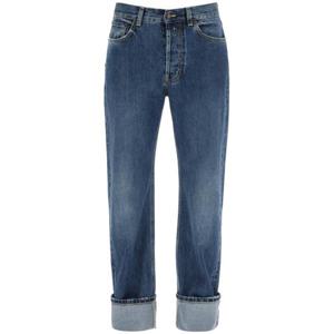 알렉산더 맥퀸 스트레이트 팬츠 781770QYAAU 4211 BLUE