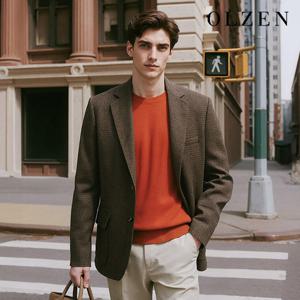 [올젠] [95사이즈] 해리스 트위드 클래식 자켓 (ZOD4KG1341)