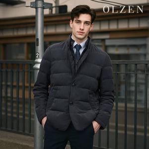 [올젠] 스웨이드 구스다운 점퍼 (ZOD4LJ1303)