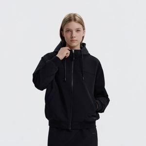 내셔널지오그래픽 N254WFT050 여성 아르켈론 더블웜 후드 풀집업 BLACK