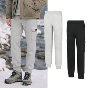 콜핑 공용 겨울 기모 면소재 밑단 조거 등산 바지 KSC957TP5U