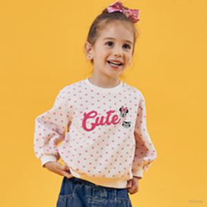 [디즈니베이비]미니하트패턴맨투맨/79S521053-GR