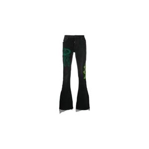 25 FW 오프화이트 오프화이트 스택 플레어 진 OMYA059R20G940128688 TP443523392