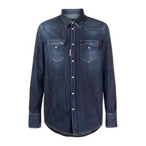 25 FW 디스퀘어드2 디스트레스드 데님 셔츠 S74DM0752S30341 TP432165272