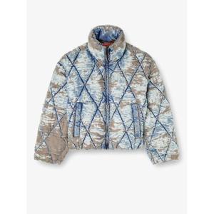 DIESEL W Kons down jacket with distressed effect A18762