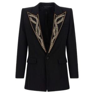BALMAIN Leaf embroidery blazer FH1SE286PD09EAD