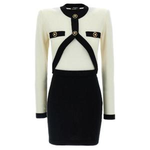 BALMAIN Filo Leone Catena dress EF1R9259KH91GAU
