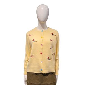 [페이지플린]강아지 자수 단추포인트 가디건F5CCA504A