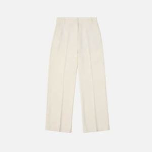 윌슨바지 LQC W243002GPT96-OWH 여성 스트래이트 핏 우븐 팬츠