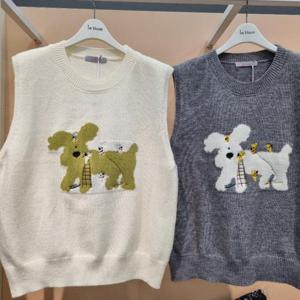 라티움 HC34 부드럽고 착용감좋은 올리 신축성좋은 라운드 니트조끼 T2533vt06