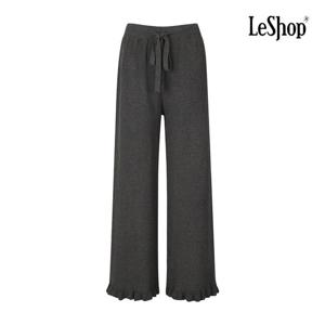 르샵  무지 밑단 프릴 니트 팬츠 (BPAPT001A)