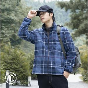 [웨스트우드]남성 가을 겨울 따뜻한 리버서블 스탠넥 플리스 자켓 WP4MTJF295