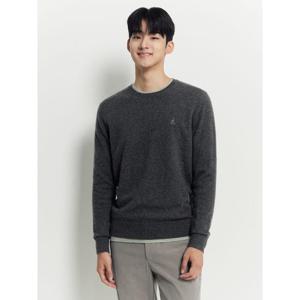 [빈폴멘] [Essential] 캐시미어 라운드 니트  애쉬 (BC5X51E064)