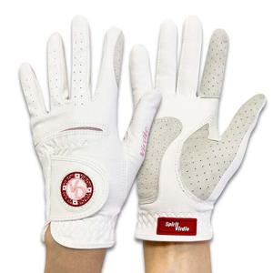 VD 반양피 골프장갑 여성양손 1켤레 찍찍이타입
