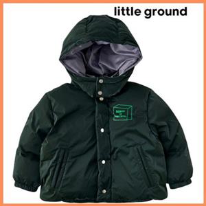 [리틀그라운드8] 데님인더박스(75C11-110-02)레터링패딩숏점퍼 아동남아 겨울 아우터 데일리 코디룩 선물